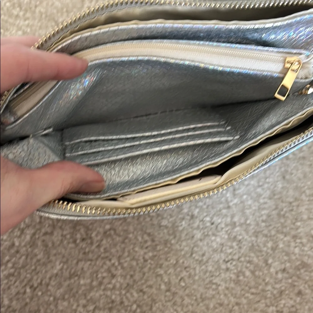 Silver Wristlet Clutch - Picture 5 of 6